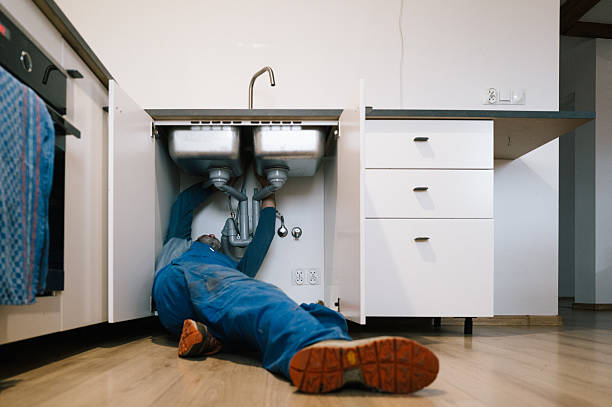 Professional Drain Cleaning technician working in Granby, MO